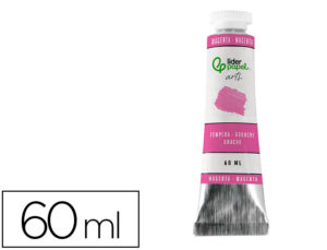 Pintura guache liderpapel tubo de alumínio de 60 ml cor magenta