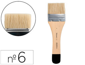 Trincha pelo cerda liderpapel largura 65 mm certificado fsc