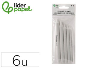 Esfuminho liderpapel saco de 6 unidades diâmetros sortidos 116 mm / 150 mm