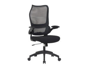 Cadeira de escritorio q-connect catania malha alt max 1230 mm larg 510 mm prof 490 mm rodas premium cor preto corpo pret