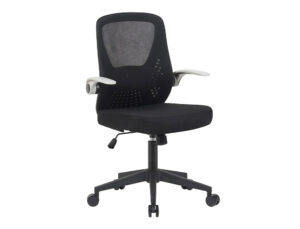 Cadeira de escritorio q-connect terni malha alt max 1050 mm larg 500 mm prof 480 mm cor preto corpo preto
