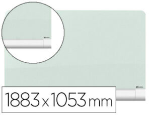 QUADRO BRANCO NOBO DIAMOND CRISTAL MAGNETICA ESQUINAS REDONDAS 1883X1053 MM