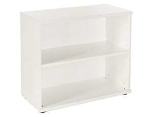 Armario rocada com dois estantes serie store 78x90x45 cm acabamento aw04 branco/branco