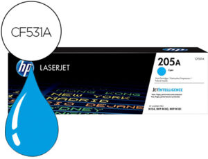 Toner hp 205a laserjet m154a / 154nw / mfp m180n / 181fw cian 900 pag