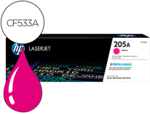 Toner hp 205a laserjet m154a / 154nw / mfp m180n / 181fw magenta 900 pag