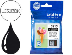 Tinteiro brother lc3213 dcp-j572 / dcp-j772 / dcp-j774 / mfc-j890 / mfc-j895 preto 400 pag