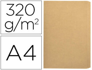 Classificador de cartolina gio folio pocket bolsa com aba intenso kraft bicor 320g/m2