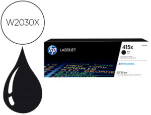 Toner hp 415x laser color m454 / mfp m479 preto 7500 paginas