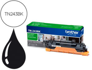 Toner brother tn243bk dcp-l3510cdw / hl-l3270cdw / mfc-l3710cw preto 1000 paginas