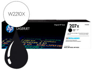 Toner hp 207x color laserjet pro m282nw / m283fdn / m283fdw preto 3.150 paginas