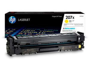 Toner hp 207x color laserjet pro m282nw / m283fdn / m283fdw amarelo 2.450 paginas