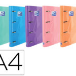 Pasta com recarga oxford europeanbinder classic 4 aneis 35 mm quadricula 5 mm din a4 capa extradura cores tendencia