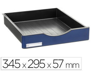 Gaveta modular archivo 2000 archivodoc grande frente amovivel cor azul 345x295x57 mm