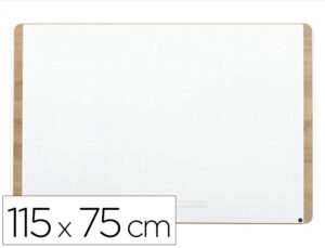 Quadro branco rocada magnético lacado natural 115×75 cm