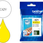 Tinteiro brother lc421y dcp-j1050dw / dcp-j1140dw / mfc-j10 amarelo 200 paginas