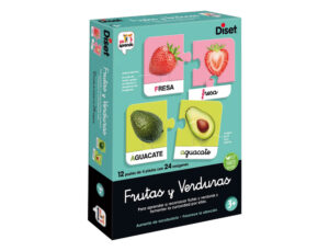 Jogo diset educativo frutas e legumes