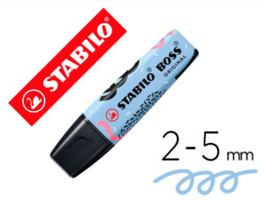 Marcador fluorescente stabilo boss original pastel by ju schnee azul