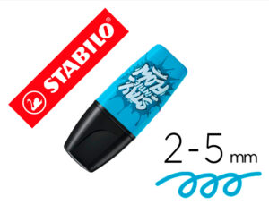Marcador fluorescente stabilo boss mini by snooze one azul