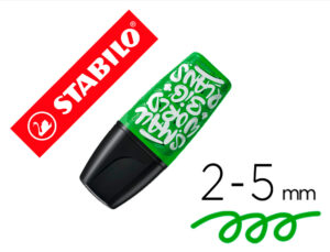 Marcador fluorescente stabilo boss mini by snooze one verde