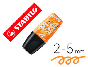 Marcador fluorescente stabilo boss mini by snooze one laranja