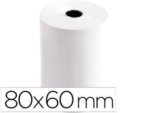Rolo termico para impressora greening 80 mm largura x 60 mm diametro sem bisfenol em papel de 70 gr