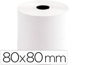 Rolo termico para impressora greening 80 mm largura x 80 mm diametro sem bisfenol em papel de 70 gr