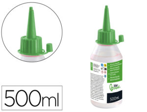 Cola silicone liquida liderpapel para manualidades frasco de 500 ml