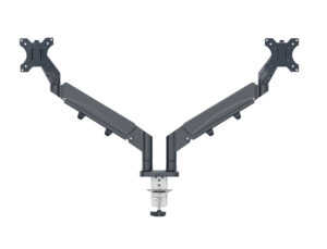 Braco para monitor leitz ergo spacesaving dual cor cinza escuro
