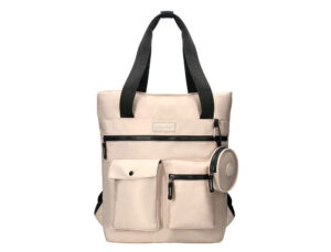 Mochila antartik bolso flip bag com acolchoado para portatil 15" bege 400x120x390 mm