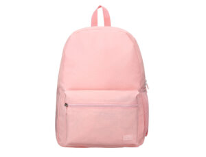 Mochila escolar liderpapel bolso lateral elastico cor rosa 400x125x300 mm