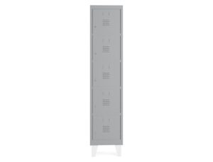 Armario metalico rocada 400 1 modulo x 5 portas cinza 430x500x1800 mm