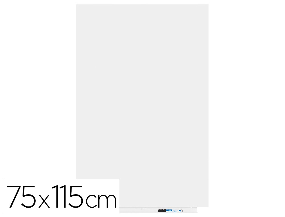 Quadro branco rocada skinwhiteboard pro lacado magnetico 75×115 cm