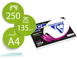 Papel fotocopia color dcp coated glossy din a4 135 gr embalagem 250 folhas
