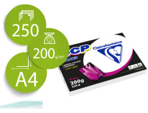 Papel fotocopia color dcp coated glossy din a4 200 gr embalagem 250 folhas