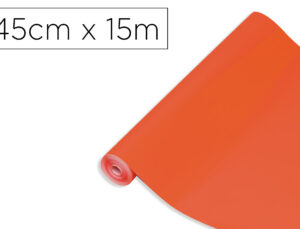 Rolo adesivo dc-fix laranja largura 45 cm comprimento 15 mt