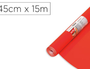 Rolo adesivo dc-fix vermelhao largura 45 cm comprimento 15 mt