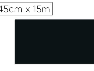 Rolo adesivo dc-fix preto largura 45 cm comprimento 15 mt
