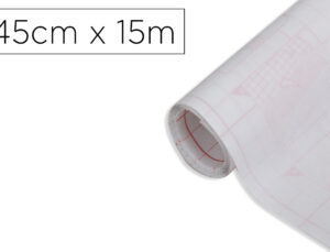 Rolo adesivo dc-fix transparente largura 45 cm comprimento 15 mt
