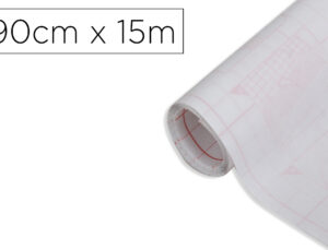 Rolo adesivo dc-fix transparente largura 90 cm comprimento 15 mt