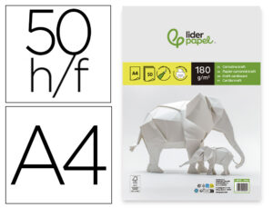 Papel kraft liderpapel a4 180 gr embalagem de 50 folhas