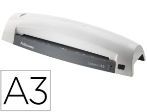 Plastificadora fellowes lunar a3 2 rolos sistema anti encravamento ate 125 microns cor branco
