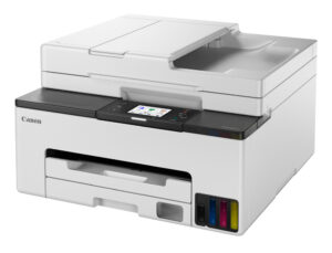 Multifuncoes canon maxify gx2050 tinta cor 15ppm preto 10ppm din a4 cor wifi impressora scanner copiadora fax bandeja 25