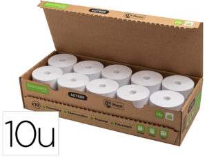 Rolo calculadora exacompta termico 80 x 80 mm 48 g/m2 sem bisfenol e sem plástico