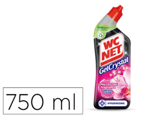 Liquido de limpeza wc net gel crystal aroma fresco garrafa de 750 ml