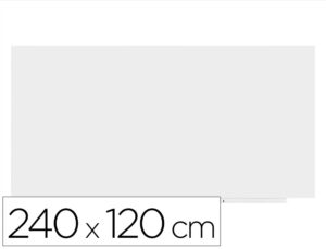 Quadro branco rocada lacado branco 240x120 cm 2 modulos 120x120 cm