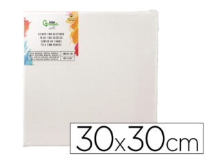 Tela de pintura liderpapel tecido agrafado traseiro algodão 100% 30x30 cm