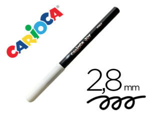Marcador carioca joy ponta fina 2,8 mm lavavel cor preto