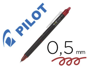 Esferografica pilot frixion point clicker apagavel 0,5 mm vermelho