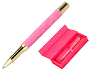 Roller belius wild west aluminio cor rosa dourado tinta cor preto caixa de design