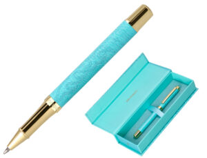 Roller belius wild west aluminio cor turquesa dourado tinta cor preto caixa de design